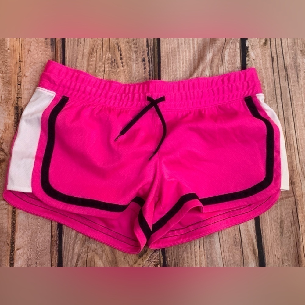 Pink Athletic Shorts Ladies Large Bcg 3a